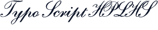 Typo Script HPLHS