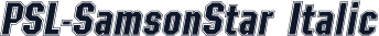 PSL-SamsonStar Italic