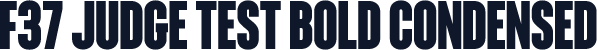 F37 Judge Test Bold Condensed