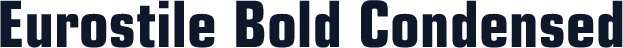 Eurostile Bold Condensed