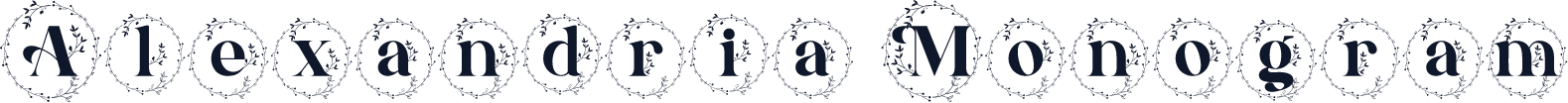 Alexandria Monogram