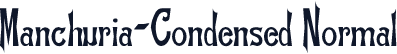 Manchuria-Condensed Normal