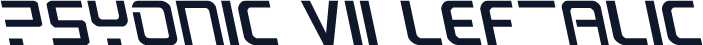 PsYonic VII Leftalic