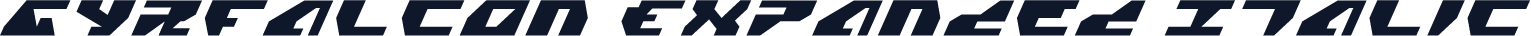 Gyrfalcon Expanded Italic