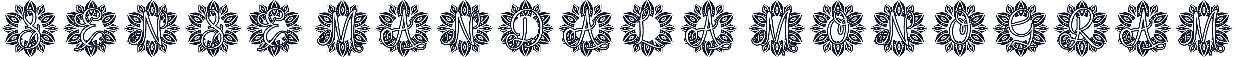 Sense Mandala Monogram
