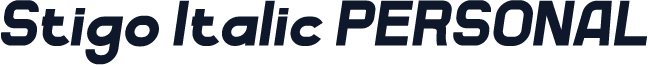 Stigo Italic PERSONAL