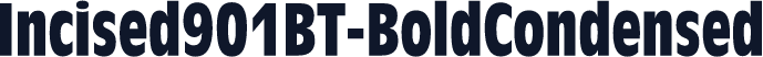 Incised901BT-BoldCondensed