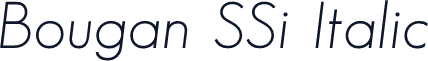 Bougan SSi Italic
