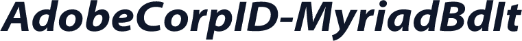 AdobeCorpID-MyriadBdIt