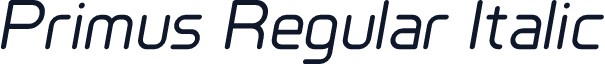 Primus Regular Italic