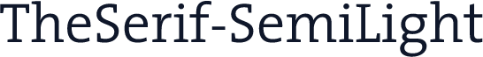 TheSerif-SemiLight