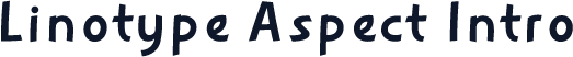 Linotype Aspect Intro