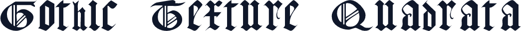 Gothic Texture Quadrata