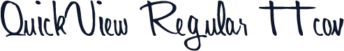 QuickView Regular ttcon