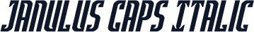 Janulus Caps Italic