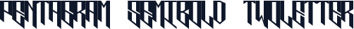 Pentagram SemiBold TwoLetter
