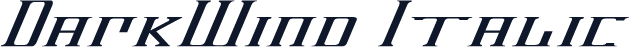 DarkWind Italic