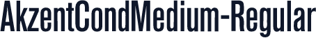 AkzentCondMedium-Regular