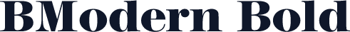 BModern Bold