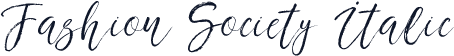 Fashion Society Italic