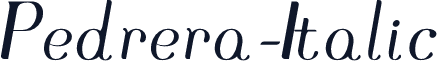 Pedrera-Italic