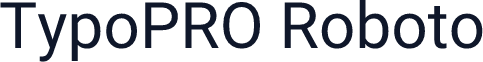 TypoPRO Roboto
