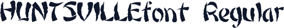 HUNTSVILLEfont Regular