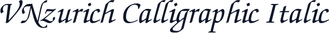 VNzurich Calligraphic Italic