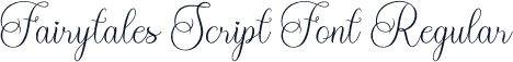 Fairytales Script Font Regular