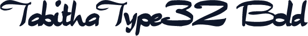 TabithaType32 Bold