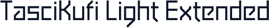 TasciKufi Light Extended
