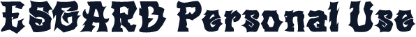 ESGARD Personal Use