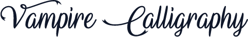 Vampire Calligraphy