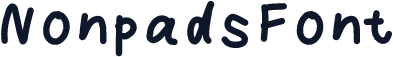 NonpadsFont