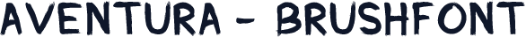 Aventura - BrushFont