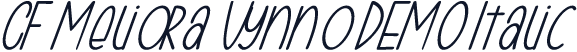CF Meliora Vynno DEMO Italic