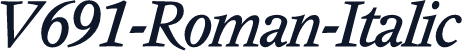 V691-Roman-Italic