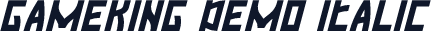 Gameking Demo Italic