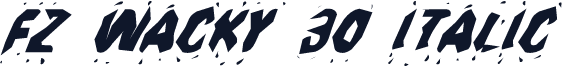 FZ WACKY 30 ITALIC