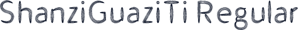 ShanziGuaziTi Regular