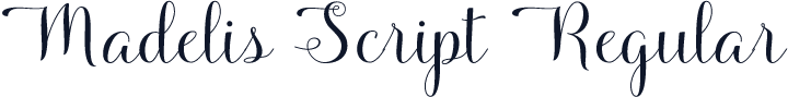 Madelis Script Regular