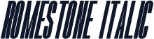 Romestone Italic