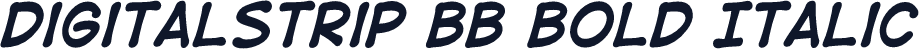 DigitalStrip BB Bold Italic