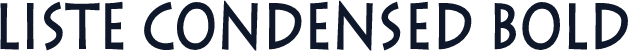 Liste Condensed Bold