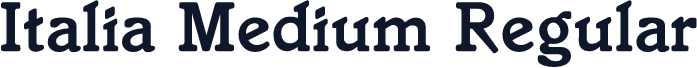 Italia Medium Regular