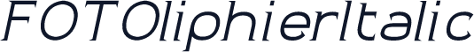 FOTOliphierItalic
