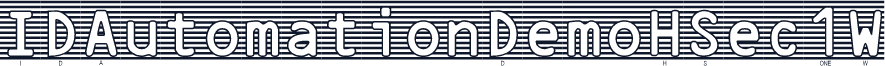 IDAutomationDemoHSec1W