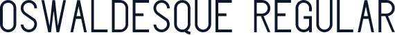 Oswaldesque Regular
