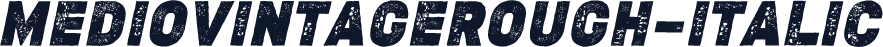 MEDIOVINTAGEROUGH-Italic