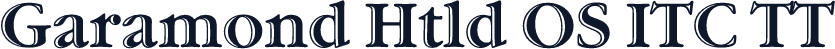Garamond Htld OS ITC TT